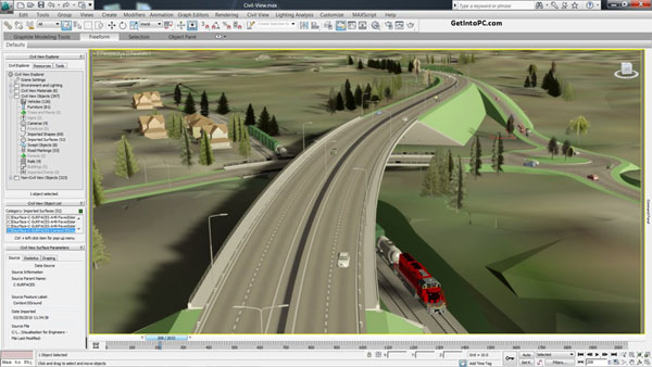 آموزش سیویل تری دی Civil 3d