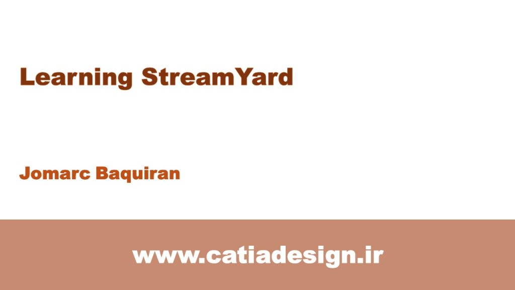 پکیج آموزش Streamyard استریم یارد