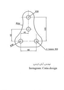تمرینات محیط Sketcher کتیا
