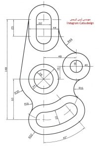 تمرینات محیط Sketcher کتیا