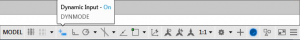 نمایش فعال بودن آیکون Dynamic Input