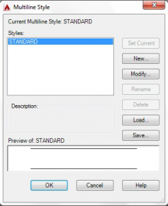 کادر محاوره‌ای‌Style Multiline اتوکد