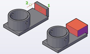 فرمان Extrude Faces اتوکد سه بعدی