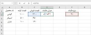 مثال ارجاع مطلق