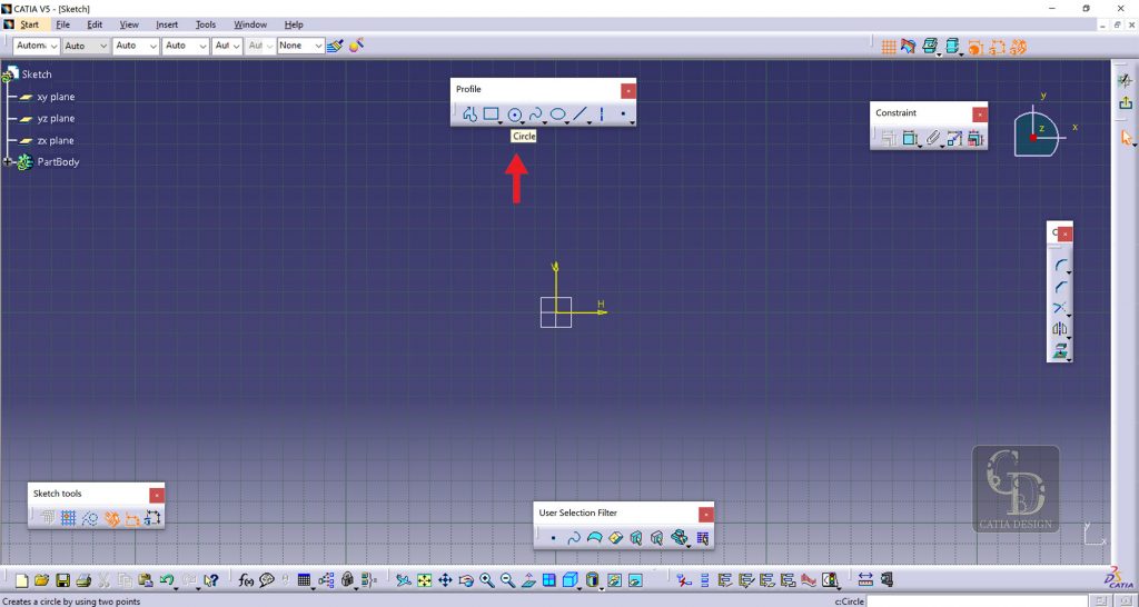 افزایش سرعت در طراحی اسکیچ با دستور Copy Radius
