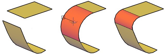 فرمان Surface Fillet سطوح