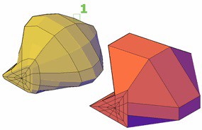 با استفاده از این فرمان می‌توان نرمی سطوح شبکه‌ای (Mesh) را کاهش داد.
