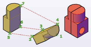روش‌های اجرای فرمان 3D Align اتوکد سه بعدی