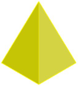 مثال ‌ ترسیم هرم توپر solid فرمان Pyramid