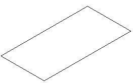 رسم مستطیل بیرونی در اتوکد