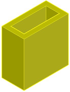 مثال سه بعدی کردن موضوعات با فرمان Presspull