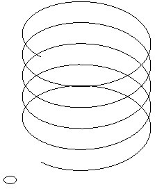 رسم مسیر مارپیچ اتوکد