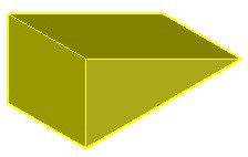 مثال رسم گوه زیرمجموعه Length فرمان Wedge