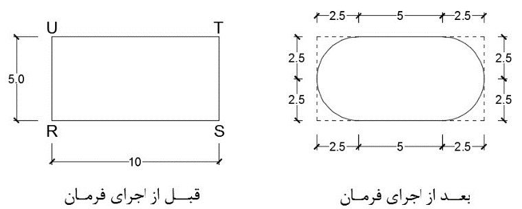 بهترین مثال زیر‌مجموعه Polyline فرمان ‌Fillet اتوکد