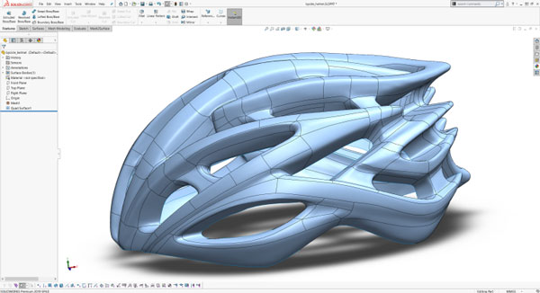 دستورات محیط سرفیس سالیدورک