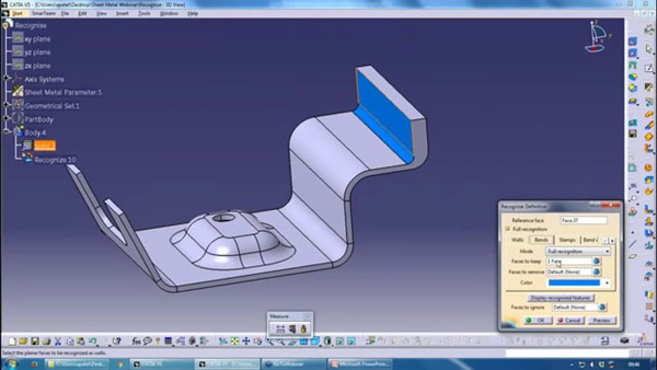 آموزش محیط sheet metal در کتیا