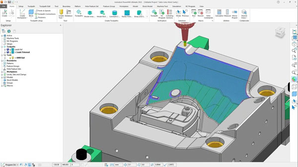 تنظیمات پست فرز و تراش در پاورمیل