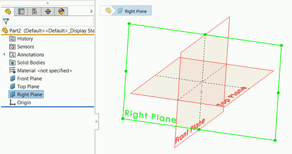 دستور plane سالیدورک