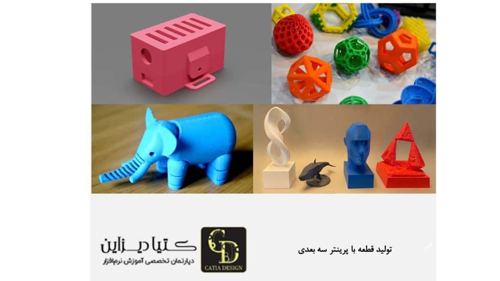 تولید قطعه با پرینتر های سه بعدی