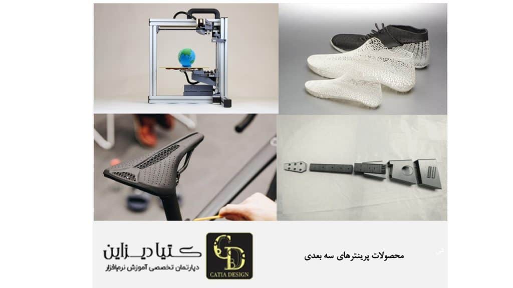 محصولات پرینتر های سه بعدی