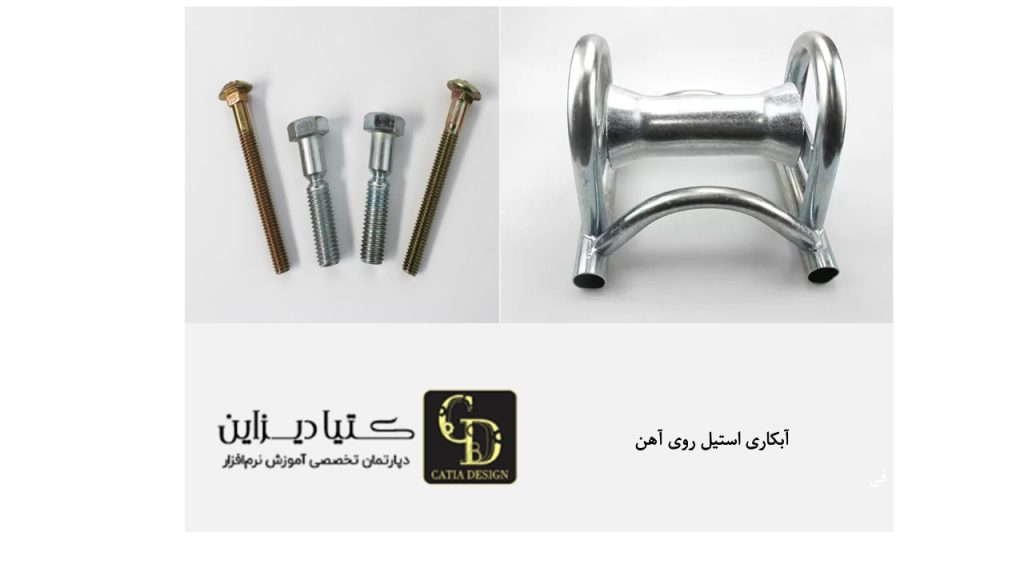 آبکاری استیل روی آهن