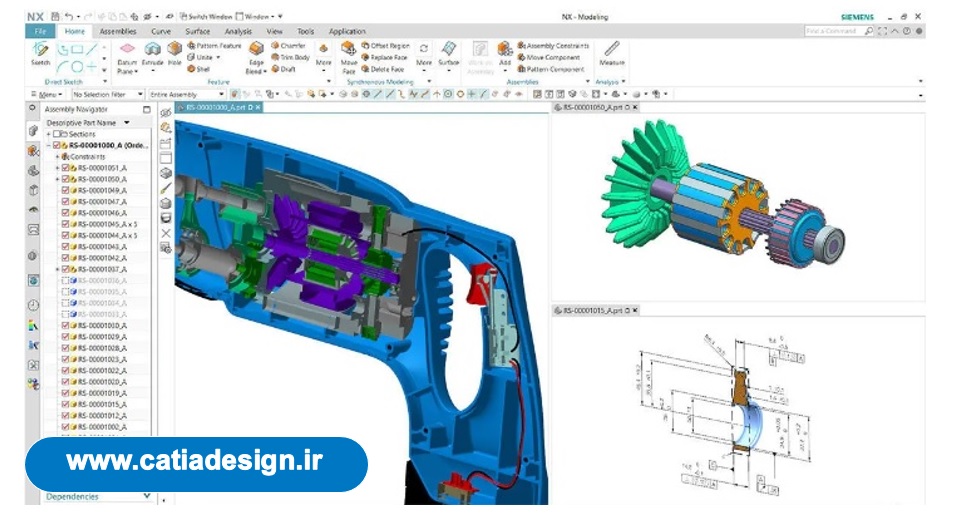نرم‌افزار زیمنس ان ایکس Siemens NX