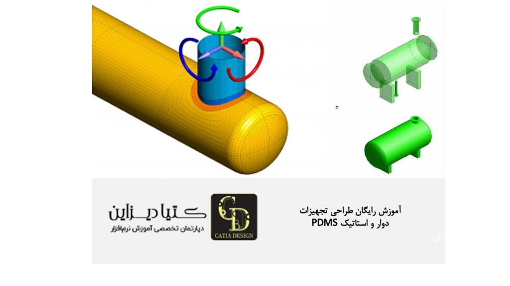 آموزش رایگان طراحی تجهیزات دوار و استاتیک PDMS‎