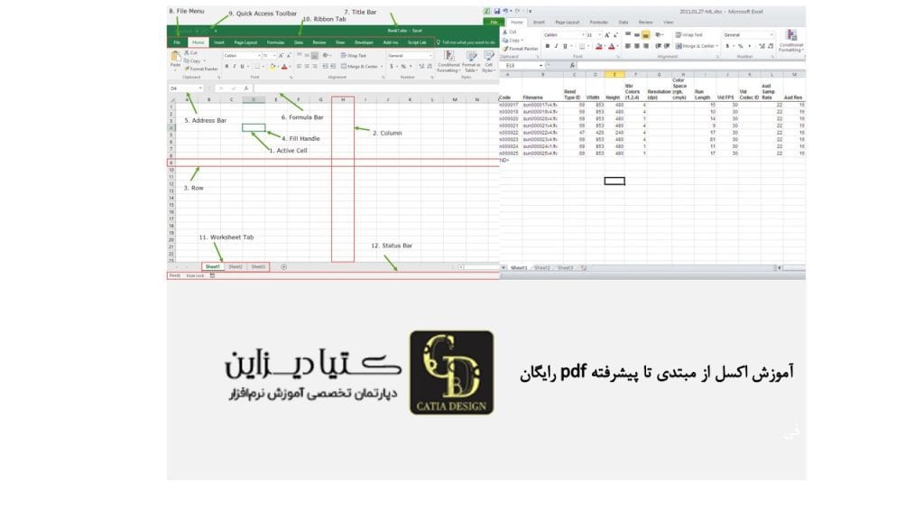آموزش اکسل از مبتدی تا پیشرفته PDF رایگان