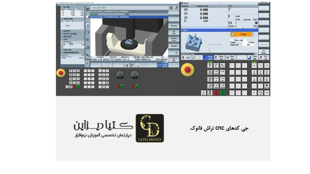 جی کدهای CNC تراش فانوک