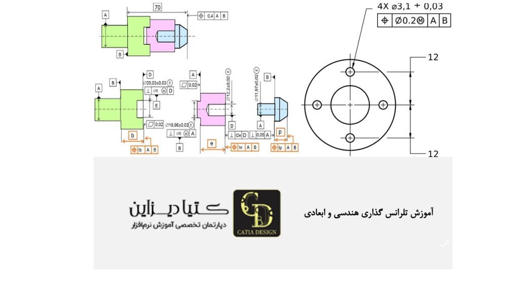 آموزش تلرانس گذاری هندسی و ابعادی