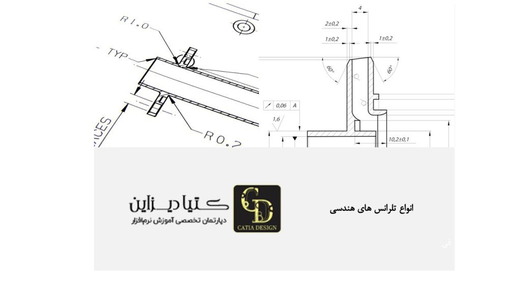انواع تلرانس های هندسی